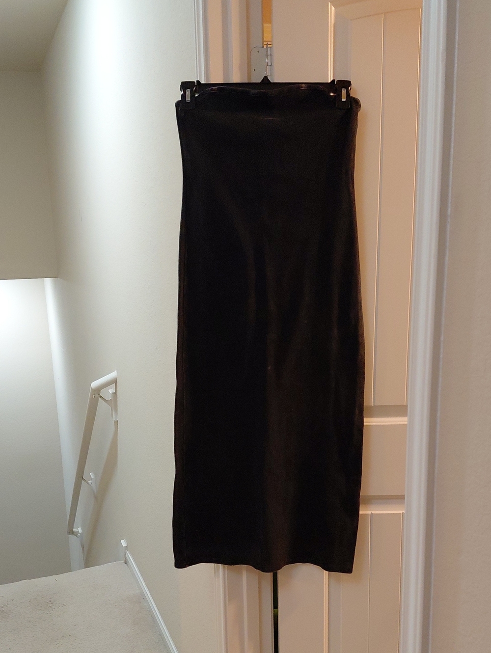 Black Women's Midi Sleeveless Dress